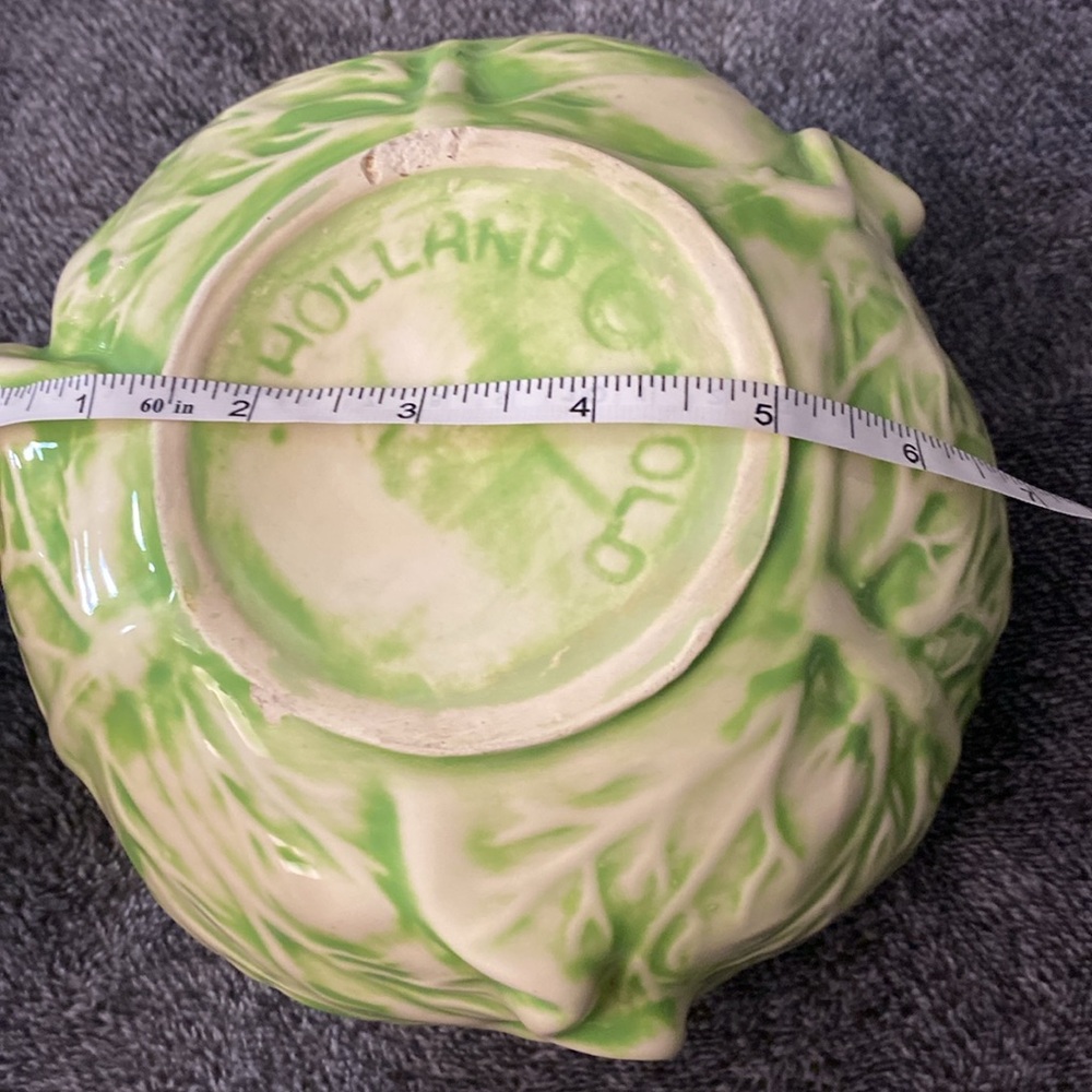 Vtg Holland Mold Ceramic Cabbage - Picture 10 of 12